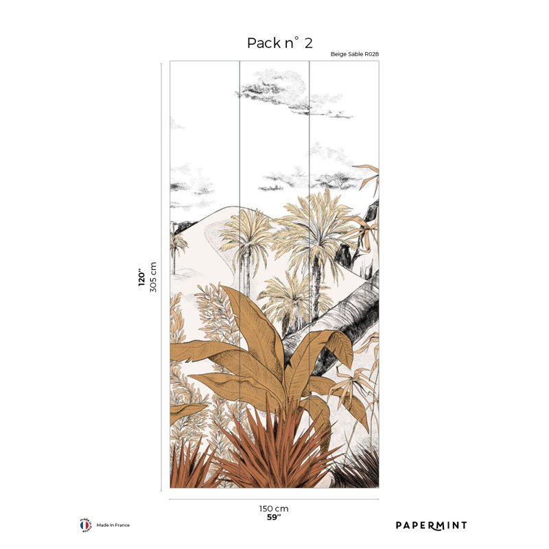 Dune Pack 2 Arnault, Beige, Emballage de deux