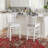 Egisto Upholstered Counter Stool with Solid Wood Frame