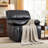 39.8'' Wide Modern Upholstered Faux Leather Manual Reclining Sofa With Pillow Top Arm(Set Of 2)-572900839