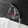 Kaiser Triple Handle Wall Mounted Clawfoot Tub Faucet with Diverter and Handshower