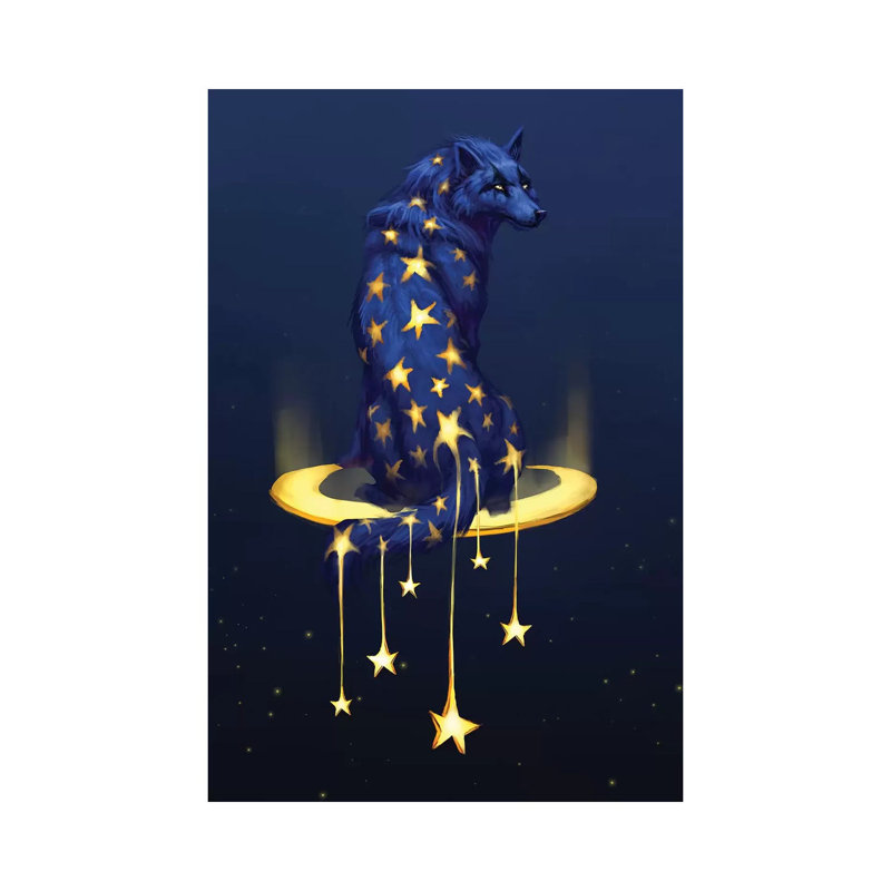 Star Drop by Jade Merien - Wrapped Canvas Gallery-Wrapped Canvas Giclée, 20.32 cm H x 30.48 cm W