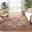 Samarkand 124 Area Rug In Red / Green-1446380680