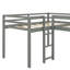L-Shaped Loft Bed With Included Ladder & Slide-404889410