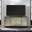 Armoire d'appoint 4 portes avec portes en verre Emry Emry