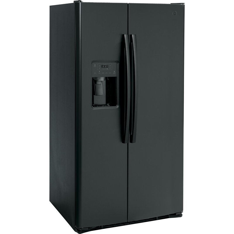 36" Side By Side 25.3 cu. ft. Refrigerator, Black