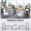 66.9" Computer Desk with Monitor Stand & Reversible Storage Shelves