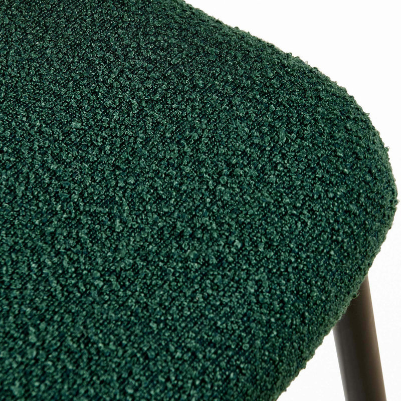 Dining Chairs Boucle Chairs, Green