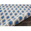 Tapis géométrique bleu / ivoire Horley-1855384480