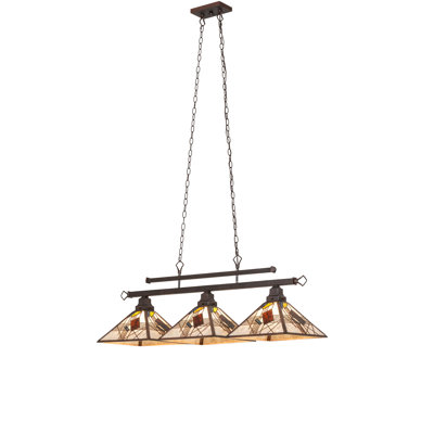 47" Long Magnetism 3 Light Island Pendant