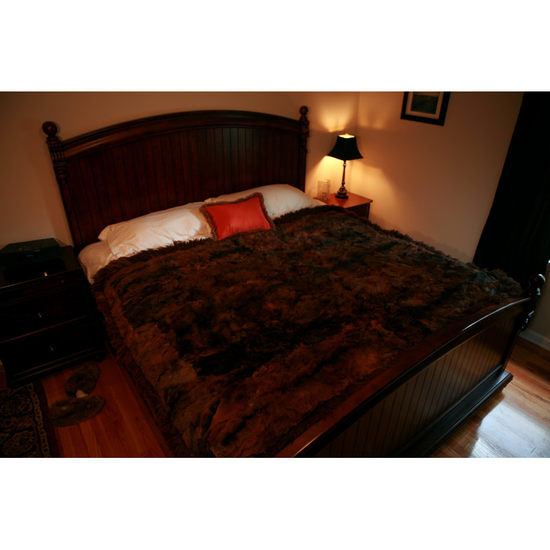 Sydnor Throw Blanket, Dark  Brown