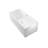 58" Streamline Freestanding Soaking Acrylic Bathtub With Drain and Bamboo Tray-75137186