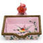 Porcelain Tray With Bronze Ormolu Robin Morning