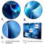 "Blue Exotic Orchids Elegance" sur toile, reproduction de 3 pièces-540676311