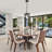 Nuradin 1 - Light Matte Black Square/Rectangle Pendant