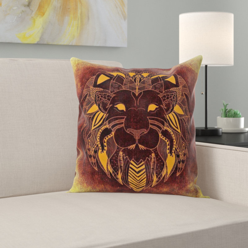 Coussin lion