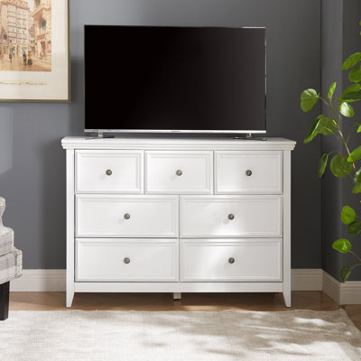 Modern 7 Drawers Dresser 7 Drawers Cabinet,Chest Of Drawers Closet Organizers And Storage Clothes Storage Drawers Cabinet For Living Room, Farmhouse D by Dakota Fields