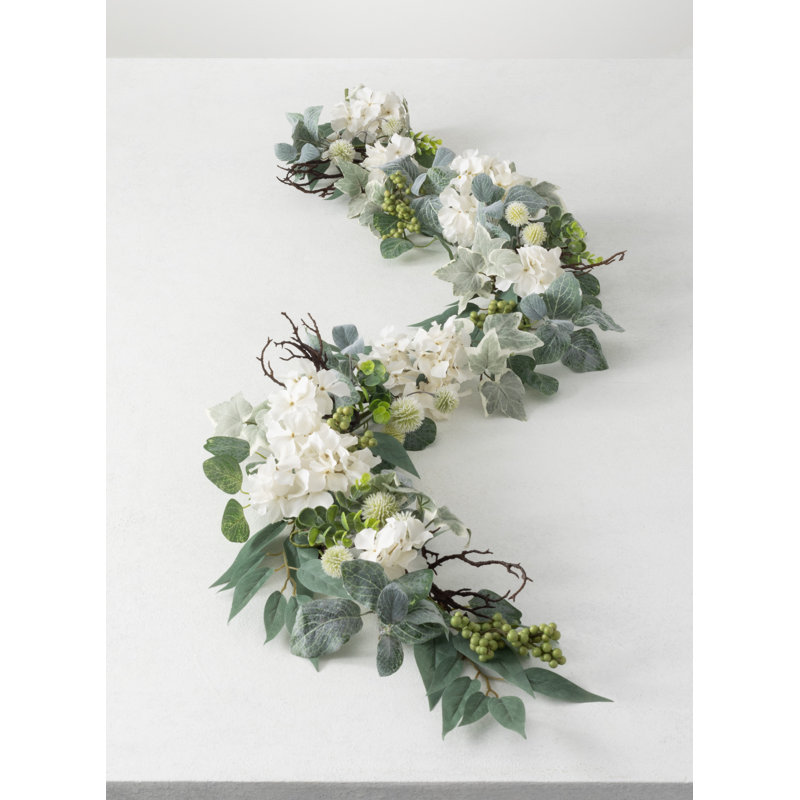 72" Artificial Hydrangea Garland
