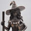 Henschler Witch with Cat Bronze Sculpture