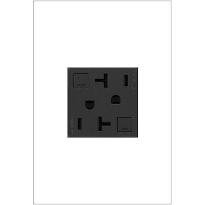 Prise de courant double GFCI anti-effraction Adorne 20 Amp