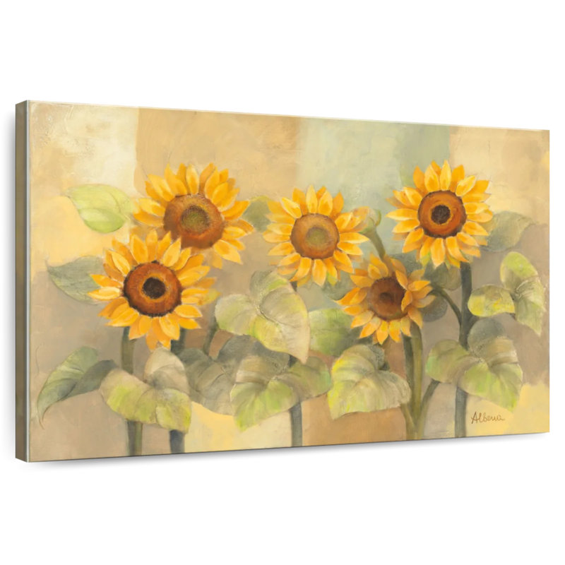 Harnek August Sunflowers, 34" H x 51" W
