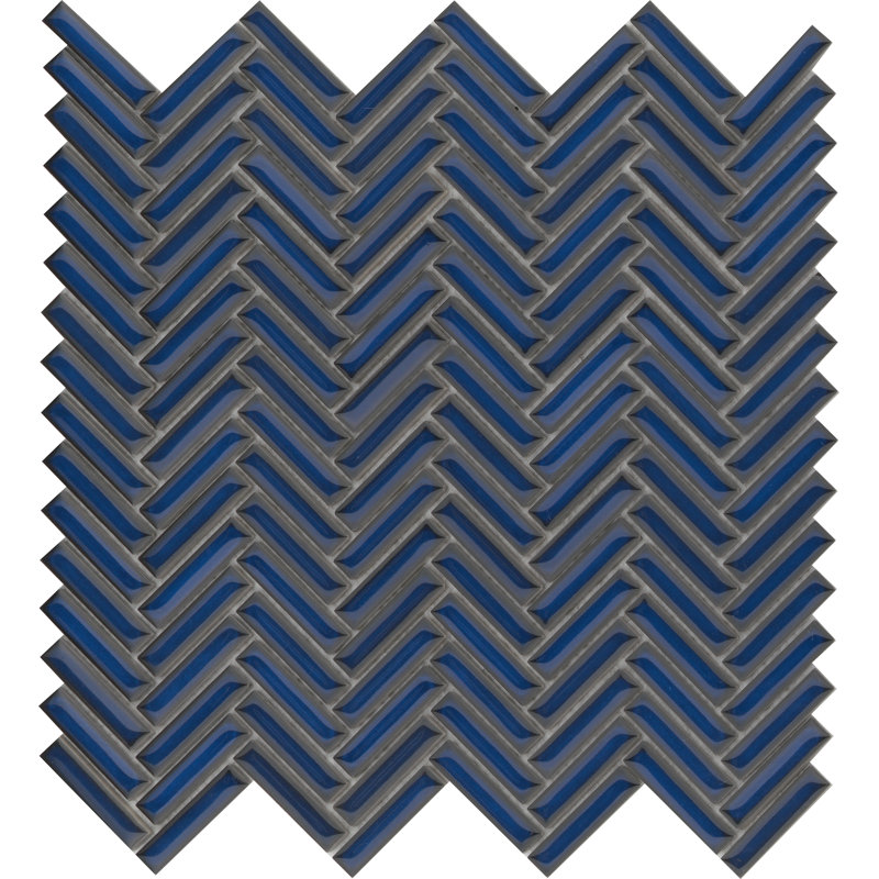 Regala™ 11" x 11" Porcelain Herringbone Mosaic Tile, Token