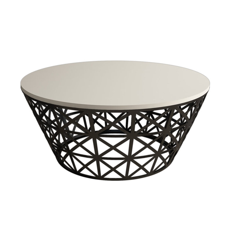 Knierim Frame Coffee Table, Cream, Wood