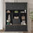 75" H Entryway Hall Tree with Bench and Storage, 5-in-1 Modern Hall Tree with Coat Rack, 6 Drawers, 3 Cabinets and 3-Tier Top Storage for Hallway, Entryway, Living Room, Mudroom-129935285