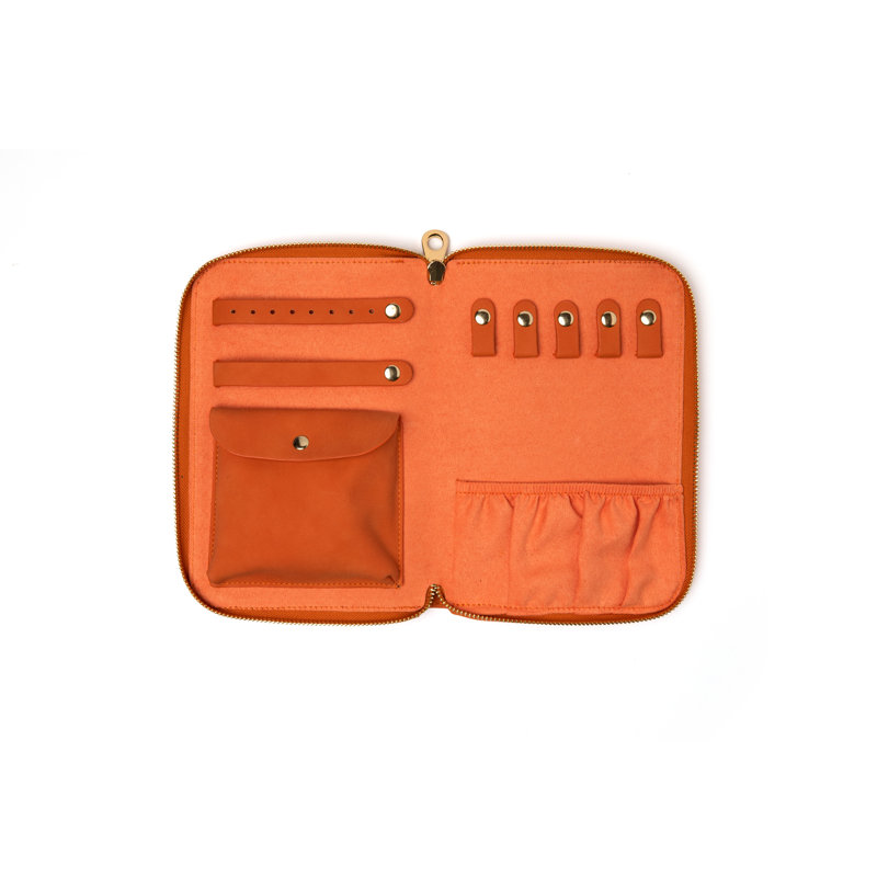 Étui à bijoux, Orange brûlé