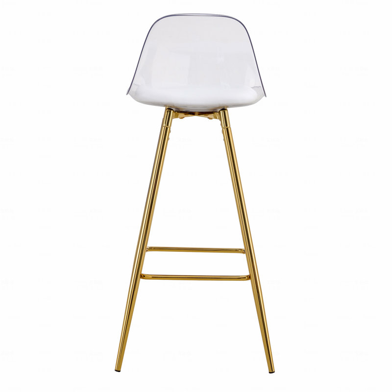 Chaises de bar rembourrées modernes et confortables, pieds en métal, petites chaises de bar