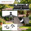 Pergola murale, pergola d'extérieur, pergola de patio