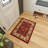 Homeline Non-Slip Rubberback Oriental Indoor Runner Rug, Dark Red-397911820