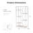 Shaylee 72"H Steel Geometric Bookcase-618254543