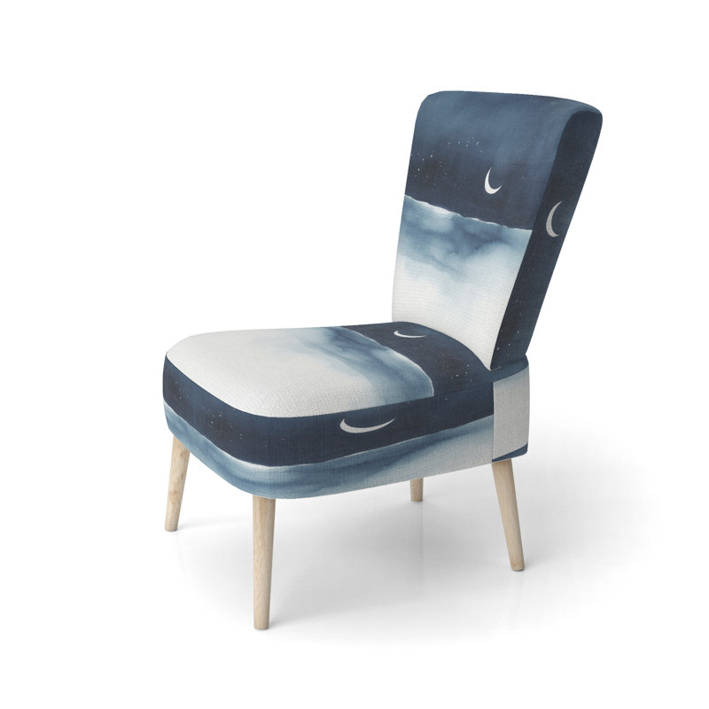 Chaise d'appoint Moon - chaise d'appoint Horizon I de Blue Night, Chaise d'appoint sans accoudoirs