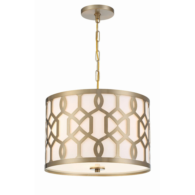 Jennings 5 - Light Chandelier, 18.25" 3-Light, Aged Brass