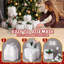 3 boîtes de décoration de Noël illuminées blanches