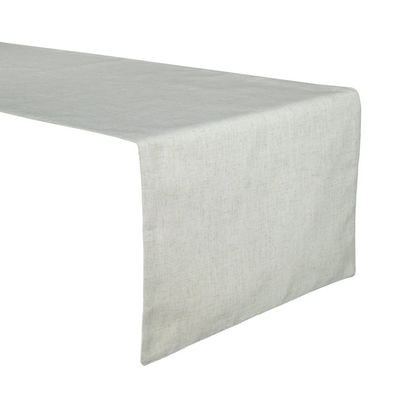 Nappe Valentin, chemin de table 70 po x 14 po, Ivoire