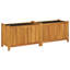  Jardinière de jardin en bois naturel et bois d'acacia massif moyen durable-1463023511