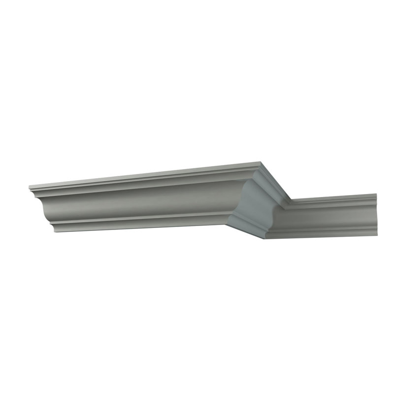 96" Gray Polyurethane Crown Moulding