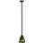 Rustic Lodge 1 - Light Craftsman Brown Single Pendant