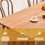 Modern  Burlywood Rectangular Solid Wood Dining Table-1112276336