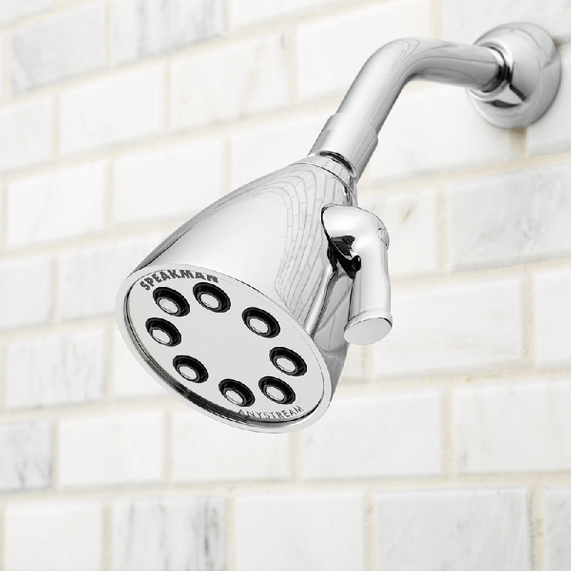 Tête de douche multifonction Icon Anystream, Chrome poli