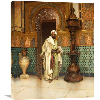 " An Arab in a Palace Interior " Print