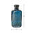 6" Blue Clear Glass Bottle Vase-1086083844-1086083845