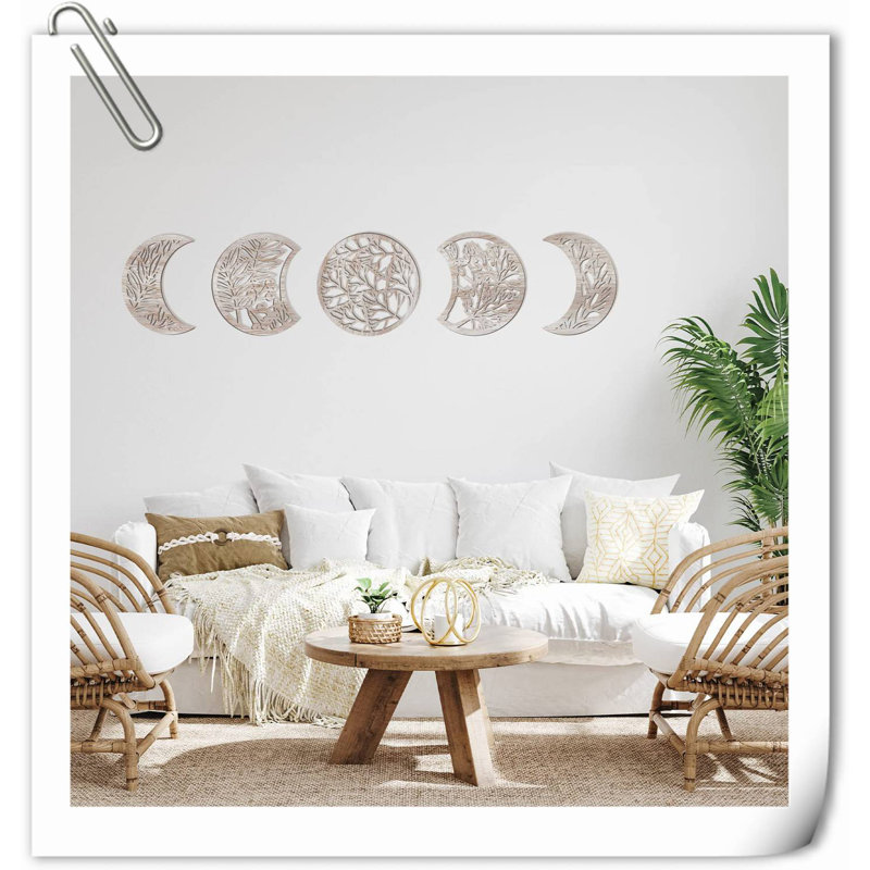 Wall Decor on Solid Wood, Beige