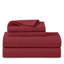 Ensemble de draps en satin de coton égyptien de qualité à densité du tissage de 1200 fils Monte Carlo-23153729-23153721
