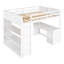 Lit mezzanine double avec échelle, tablettes et bureau-1405089311-1405089310