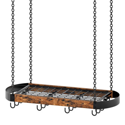 31.7-Inch Hanging Pot Rack