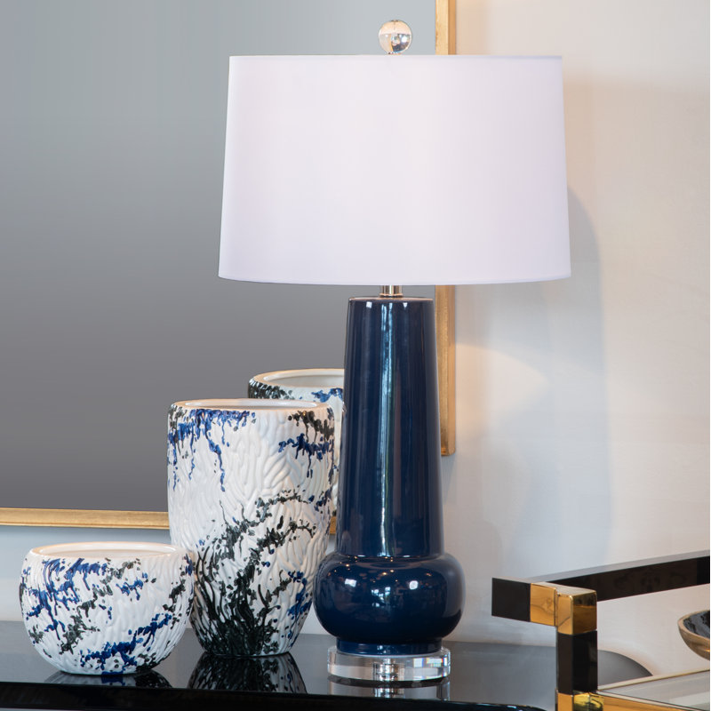 Table Lamp, Blue