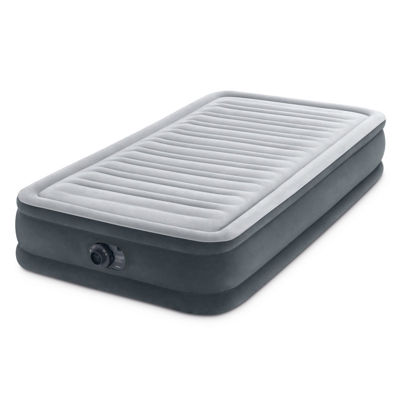 Matelas gonflable Intex Comfort Deluxe Dura-Beam avec pompe intégrée, Simple