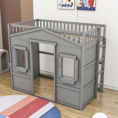 Gabriella-Frances Kids Loft Bed with Ladder